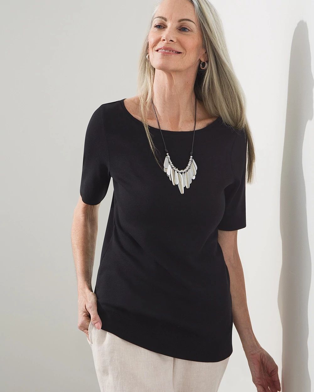 Pima Everyday Elbow Tee