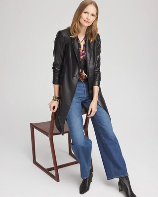 Faux Leather Topper