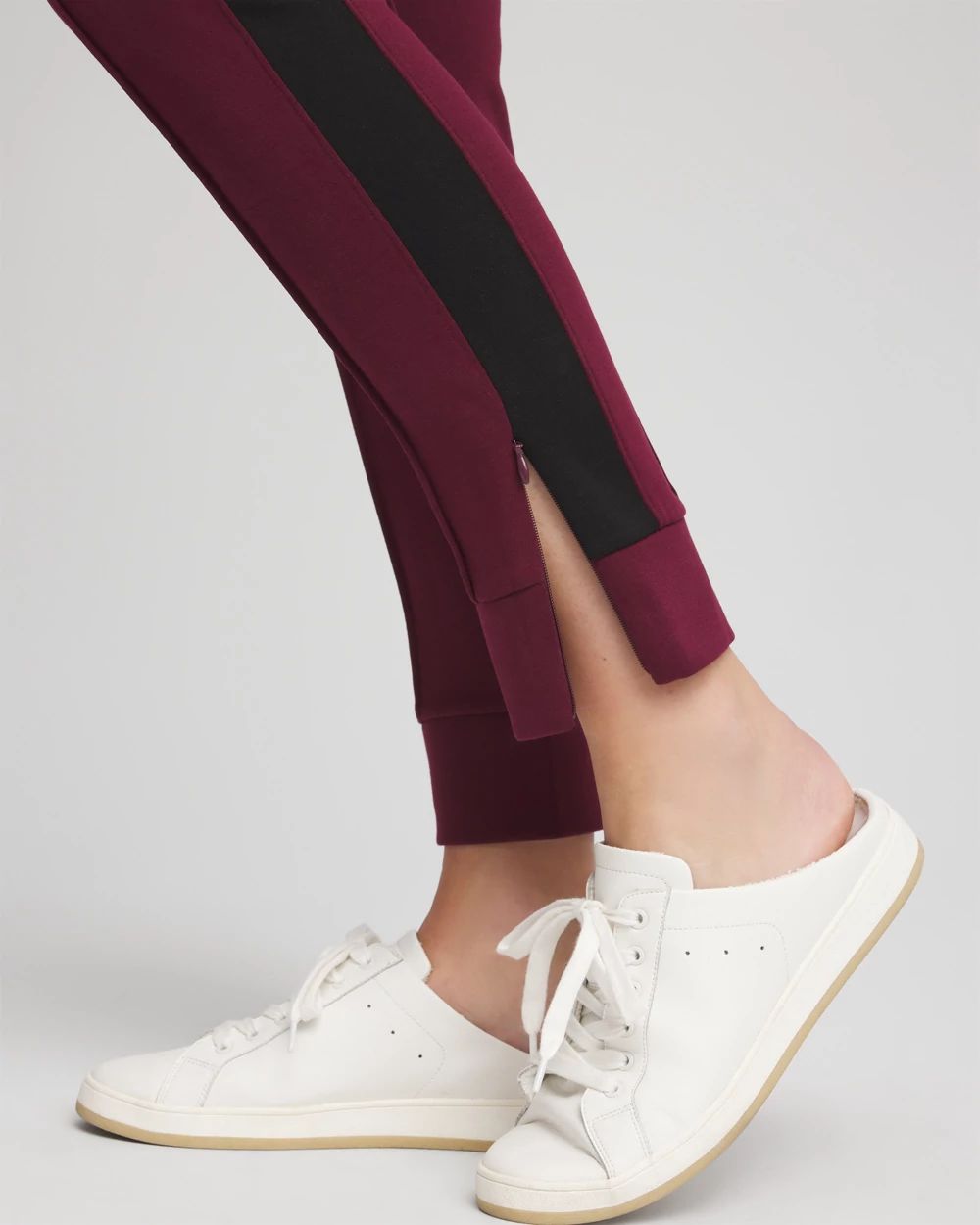 Zenergy® Double-Knit Colorblock Ankle Pants