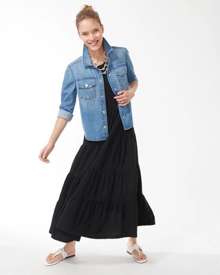 Cropped Denim Jacket