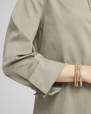 3/4 Sleeve Stretch Shirt click to view larger image.
