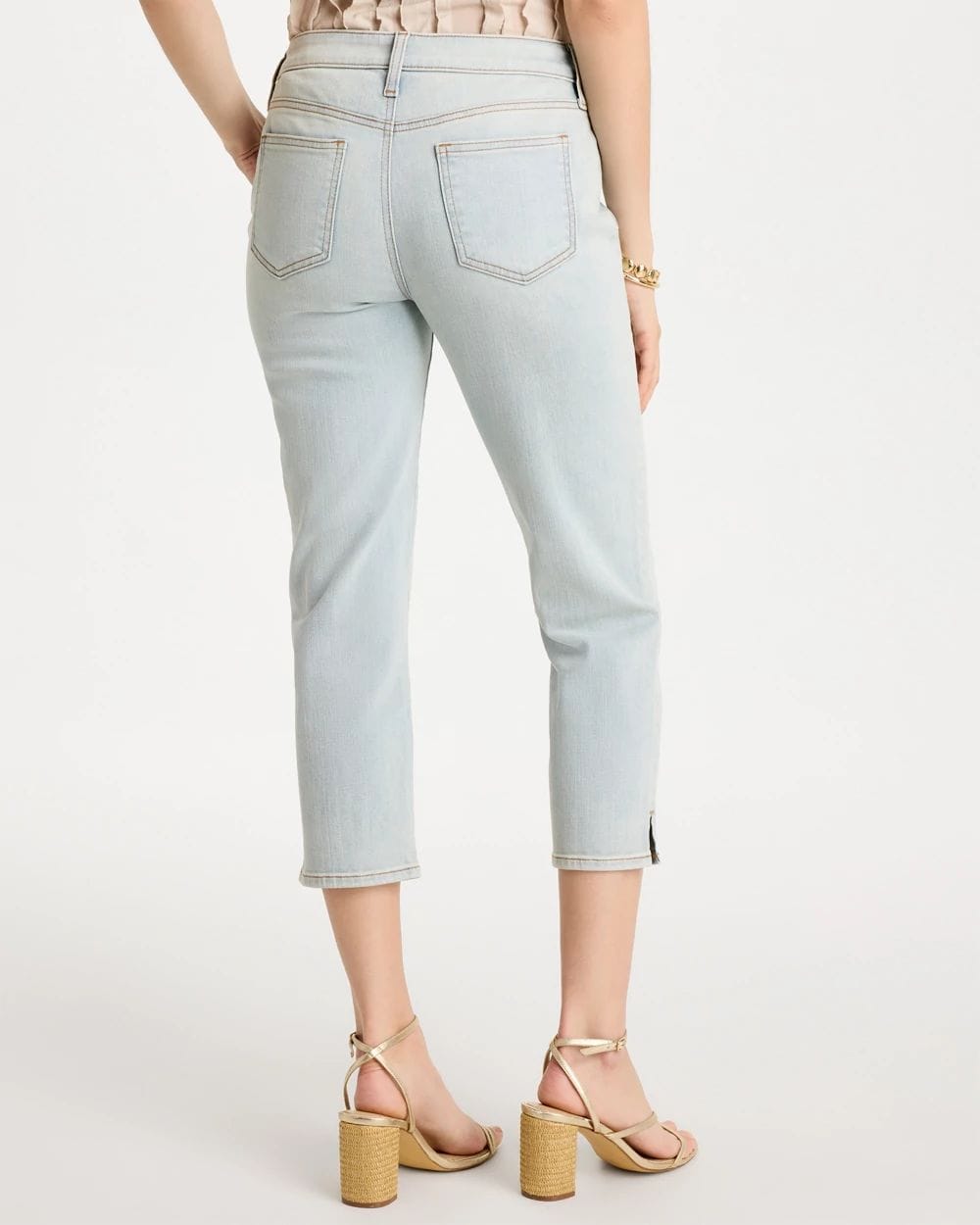 Girlfriend Slim Capri Jeans