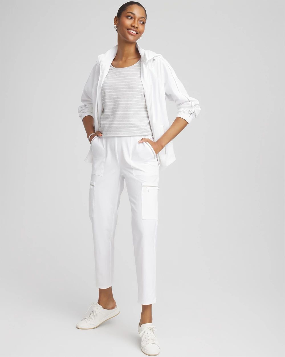 Zenergy® UPF Neema Caviar Trim Cropped Pants