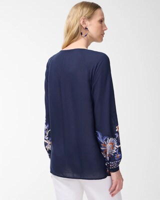 Floral Print Pullover Top