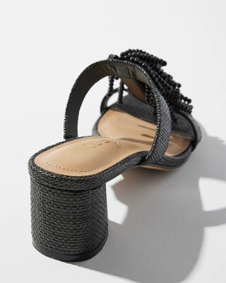 Beaded Fringe Sandals