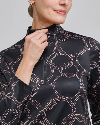 Zenergy® UPF Polka Dot Long Sleeve Top click to view larger image.