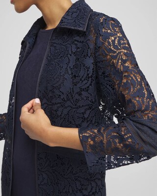 Travelers™ Collection Lace Organza Jacket click to view larger image.