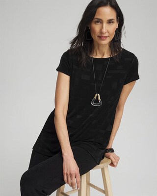 Travelers™ Jacquard Cap Sleeve Tunic