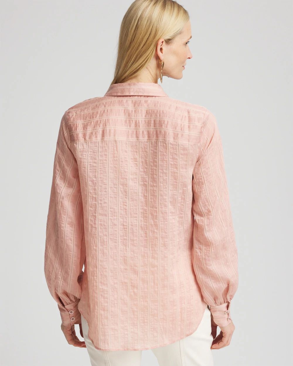 Classic Soft Button-front Blouse click to view larger image.
