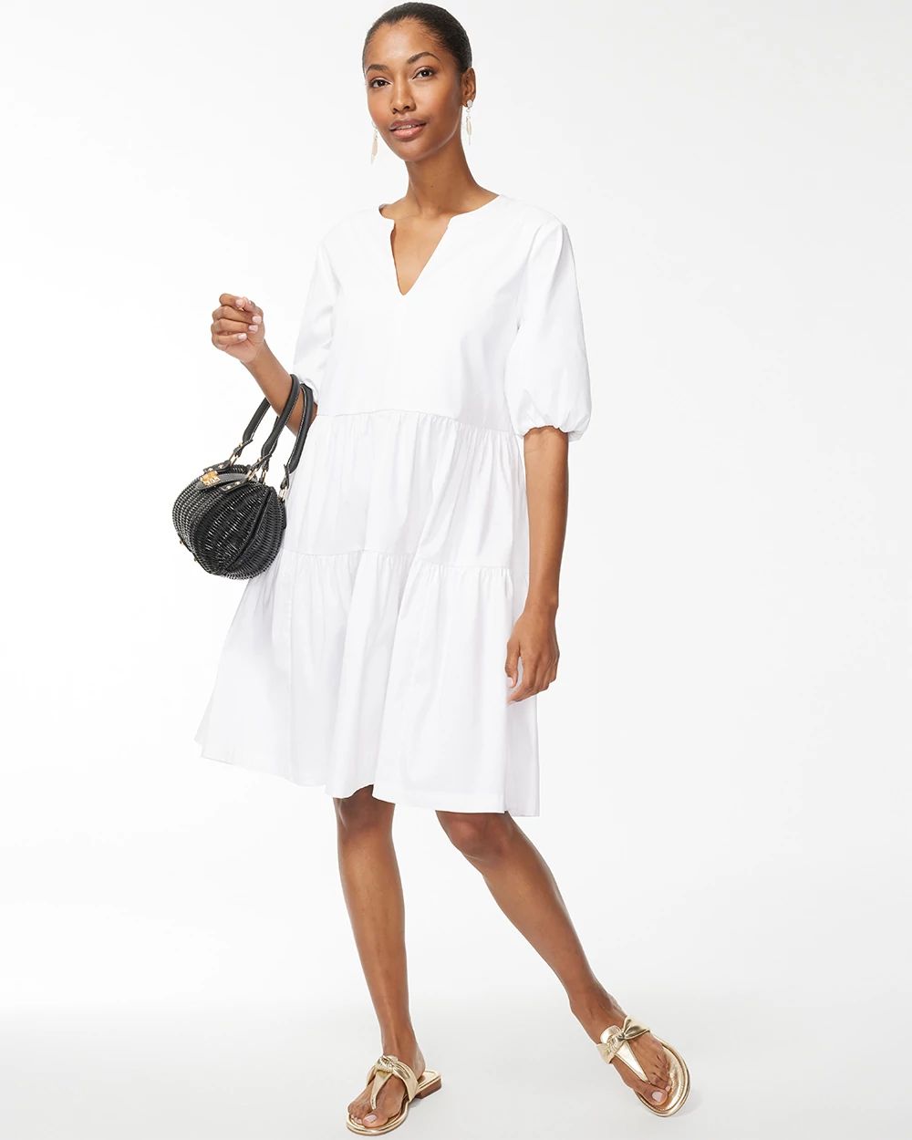White Poplin Dress