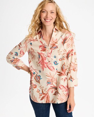 No Iron™ Stretch Printed Tunic