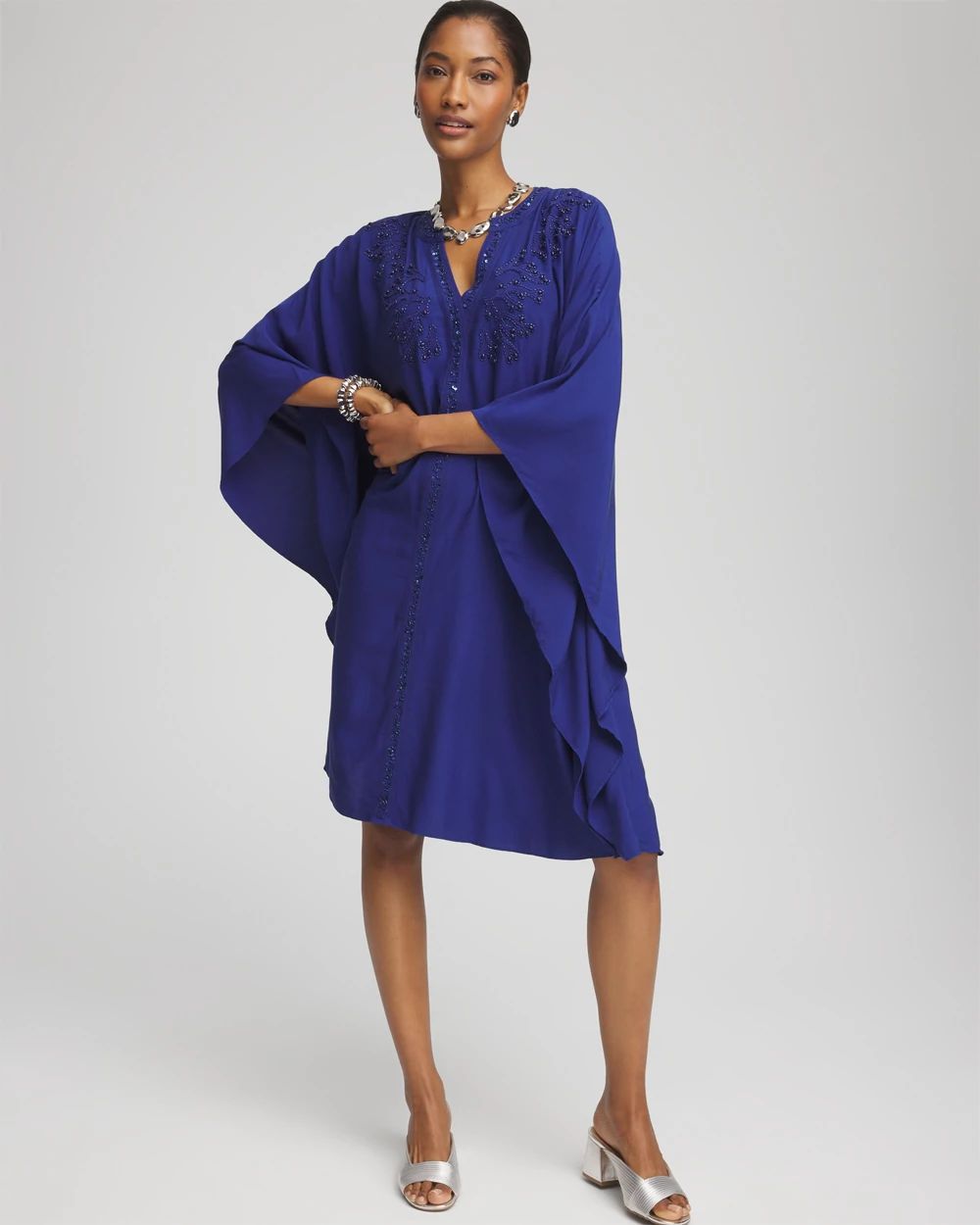 Embellished Kaftan Dress