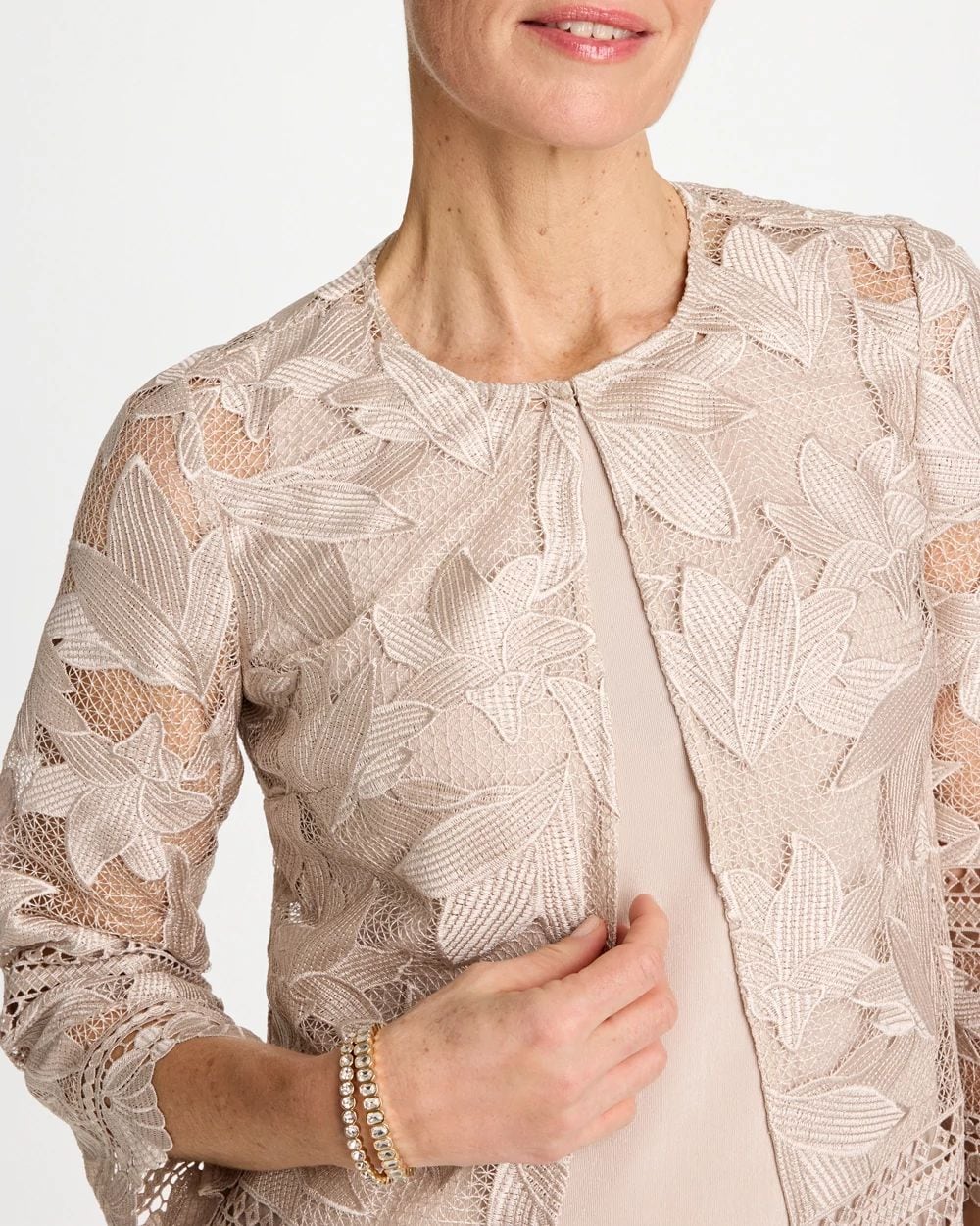 Travelers™ Collection Scallop Lace Jacket