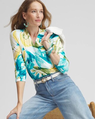 Touch of Cool™ 3/4 Sleeve Tee