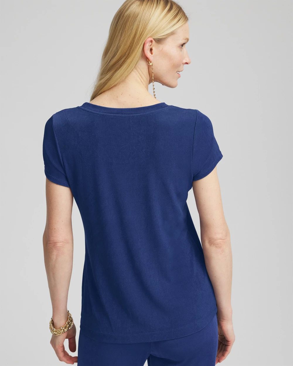 Travelers™ Wildflower Cap-Sleeved Crewneck Tee
