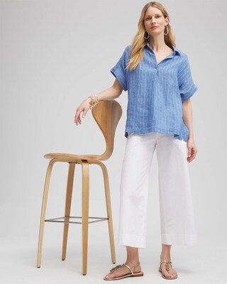 Poplin Culotte Pants click to view larger image.