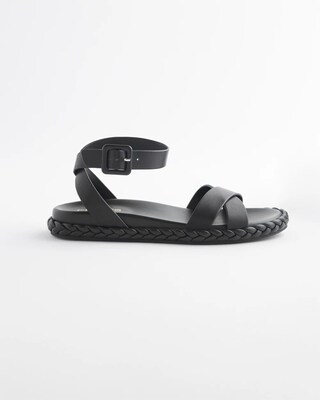 Leather Braided Sandals