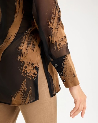 Travelers™ Sheer Burnout Shirt click to view larger image.