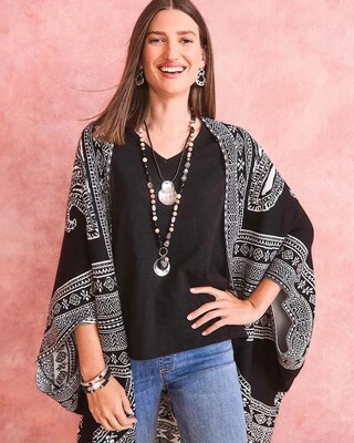 Paisley Sweater Ruana
