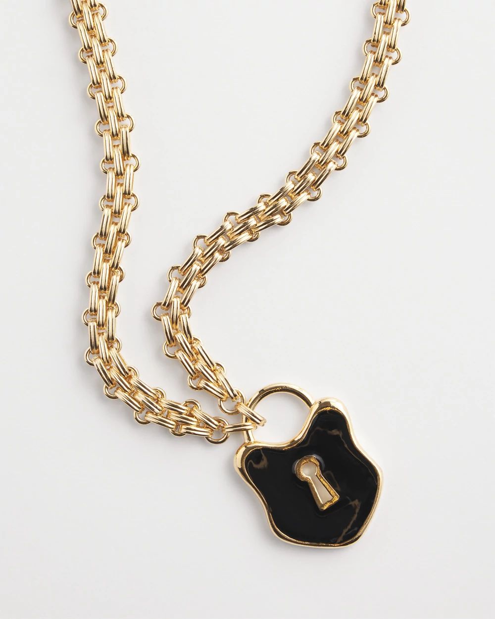 Lock Diamond Pendant