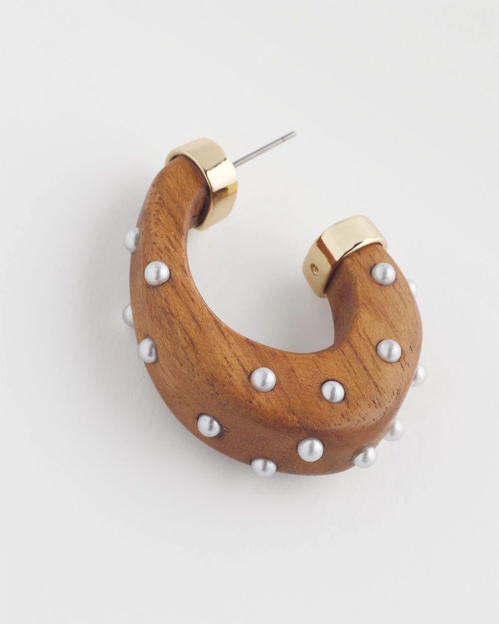 Wood & Faux Pearl