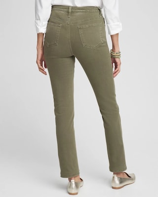 Petite Girlfriend Slim Ankle Jeans click to view larger image.