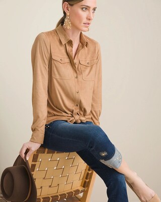 Embellished Pull-On Ankle Jeggings