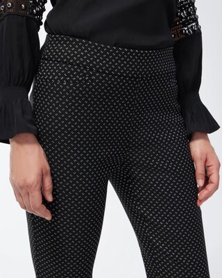 Brigitte Jacquard Stamp Ankle Pants