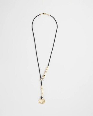 Convertible Gold Tone Y-Necklace click to view larger image.