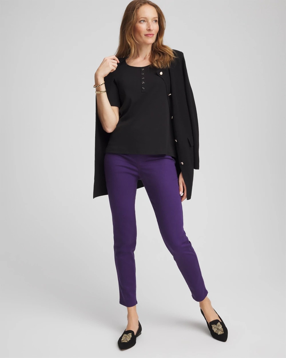 Pima Cotton Henley Tee