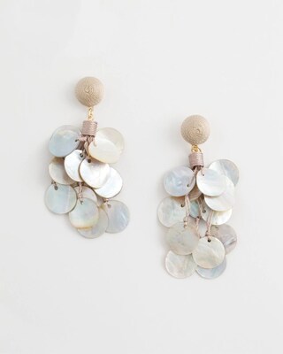 No Droop™ Neutral Shell Earrings