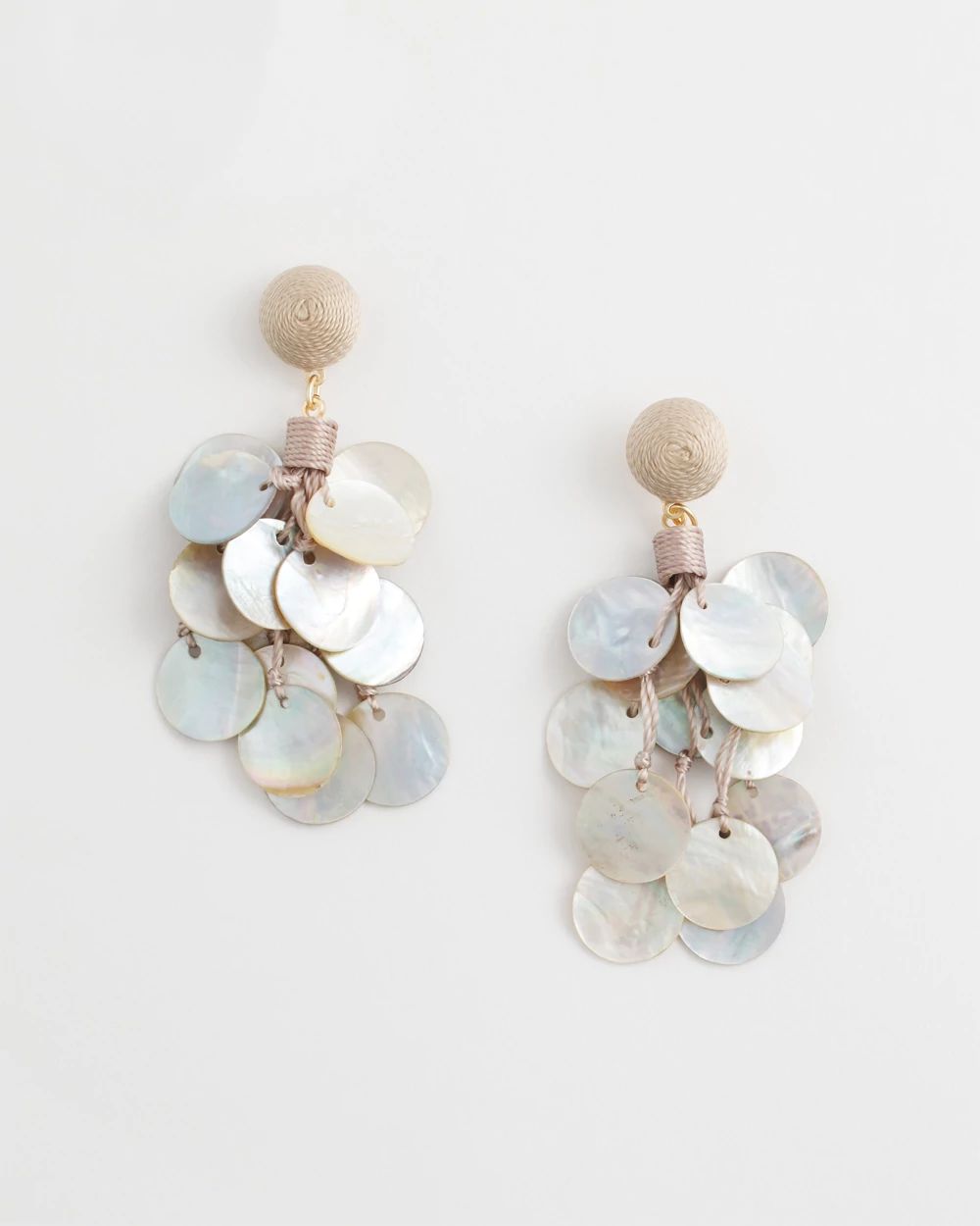 No Droop™ Neutral Shell Earrings