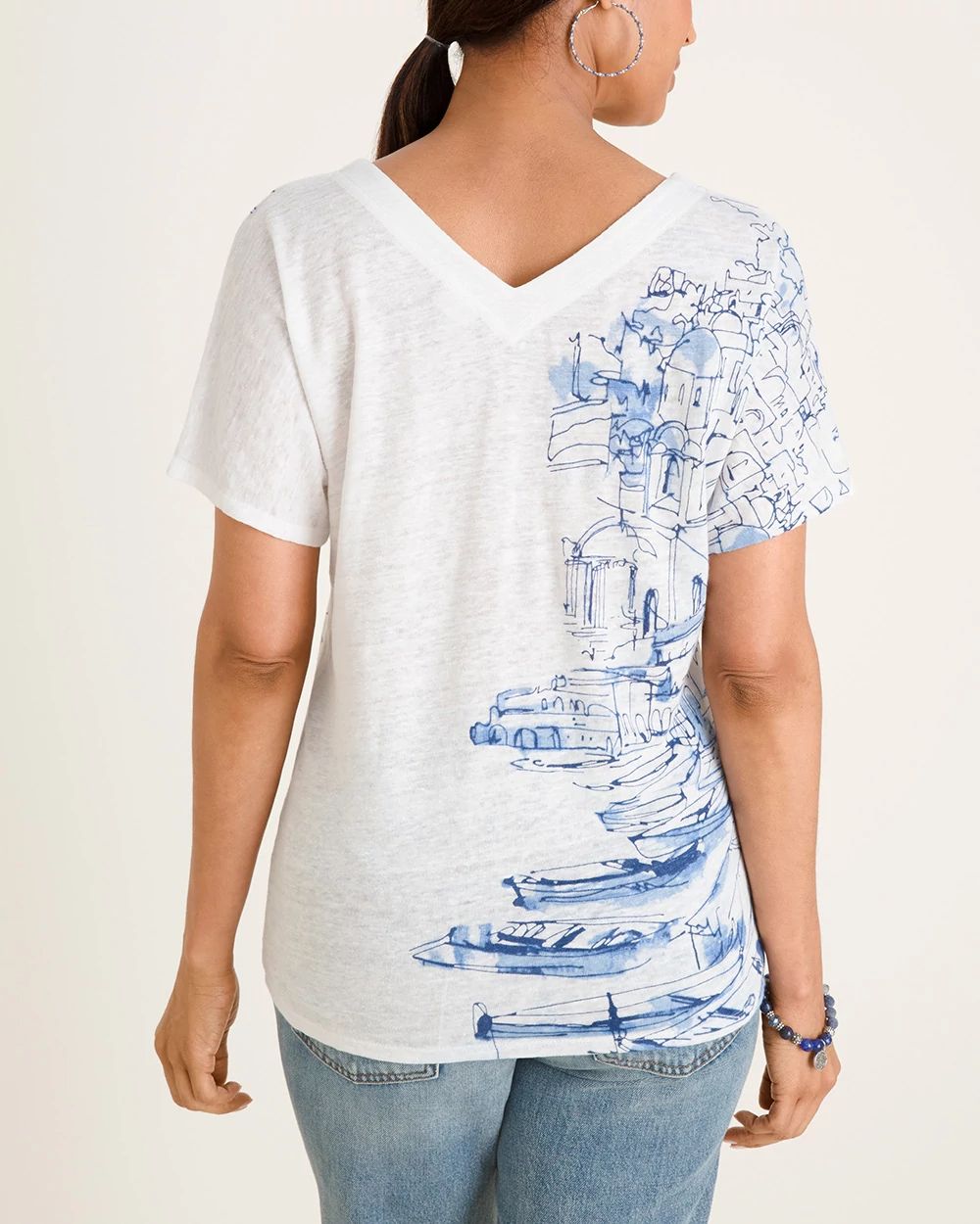 Sailboat Print Tee