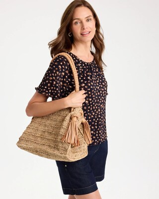 Chico's x Romi Boho 4-Tassel Tote click to view larger image.