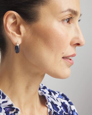 No Droop™ Blue Mini Hoops