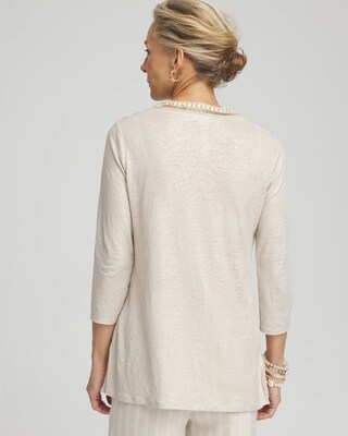 Linen Embellished Tunic