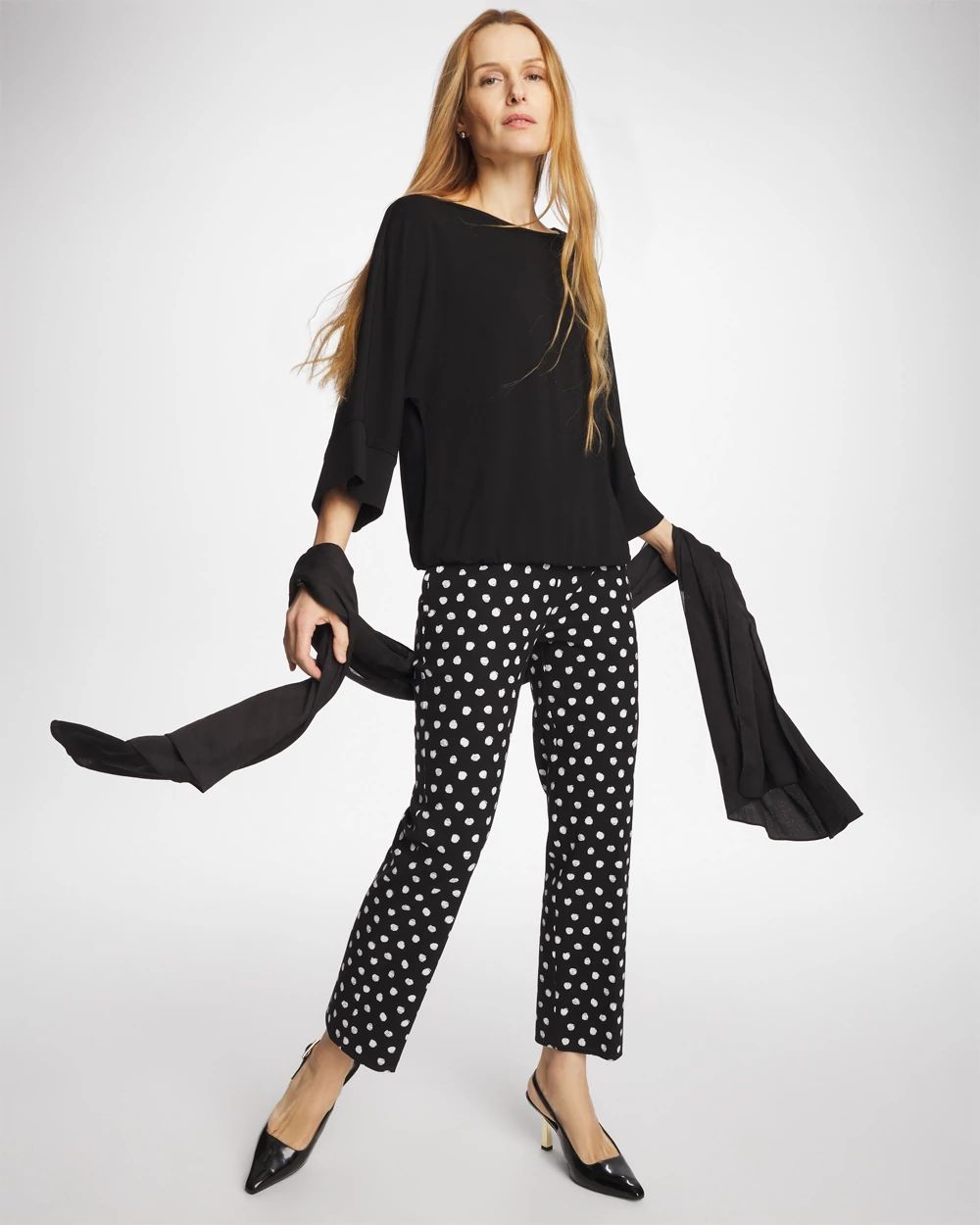 Matte Jersey Bubble Hem Top