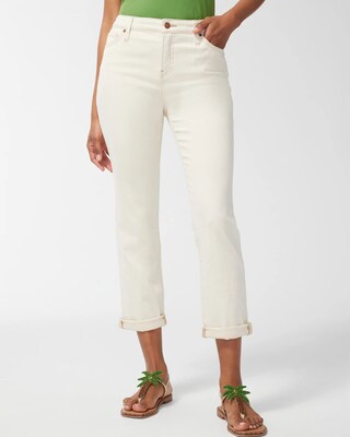 Girlfriend Neutral Shine Crops