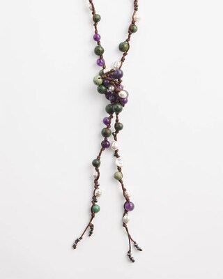 Beaded Lariat Neclace click to view larger image.