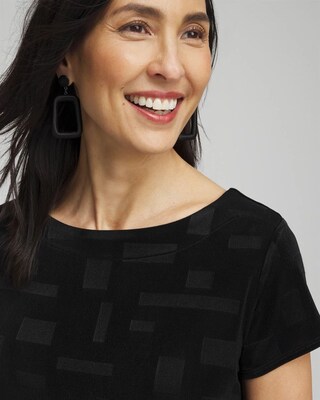 Travelers™ Jacquard Cap Sleeve Tunic