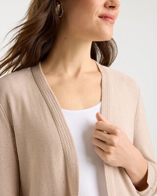 Sequined Summer Romance Cardigan click to view larger image.
