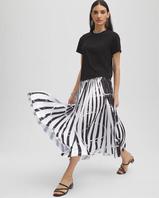 Black Label™ Bubbles Pleated Skirt
