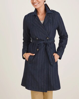 Denim Trench Coat