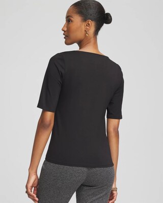 Contour Cotton™ Square Neck Tee click to view larger image.