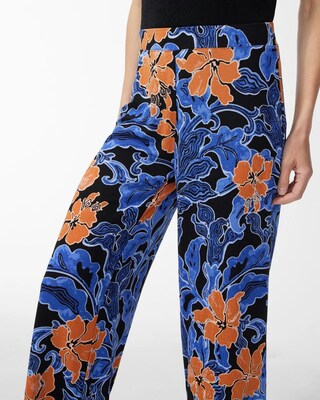 Travelers Floral Print Crops
