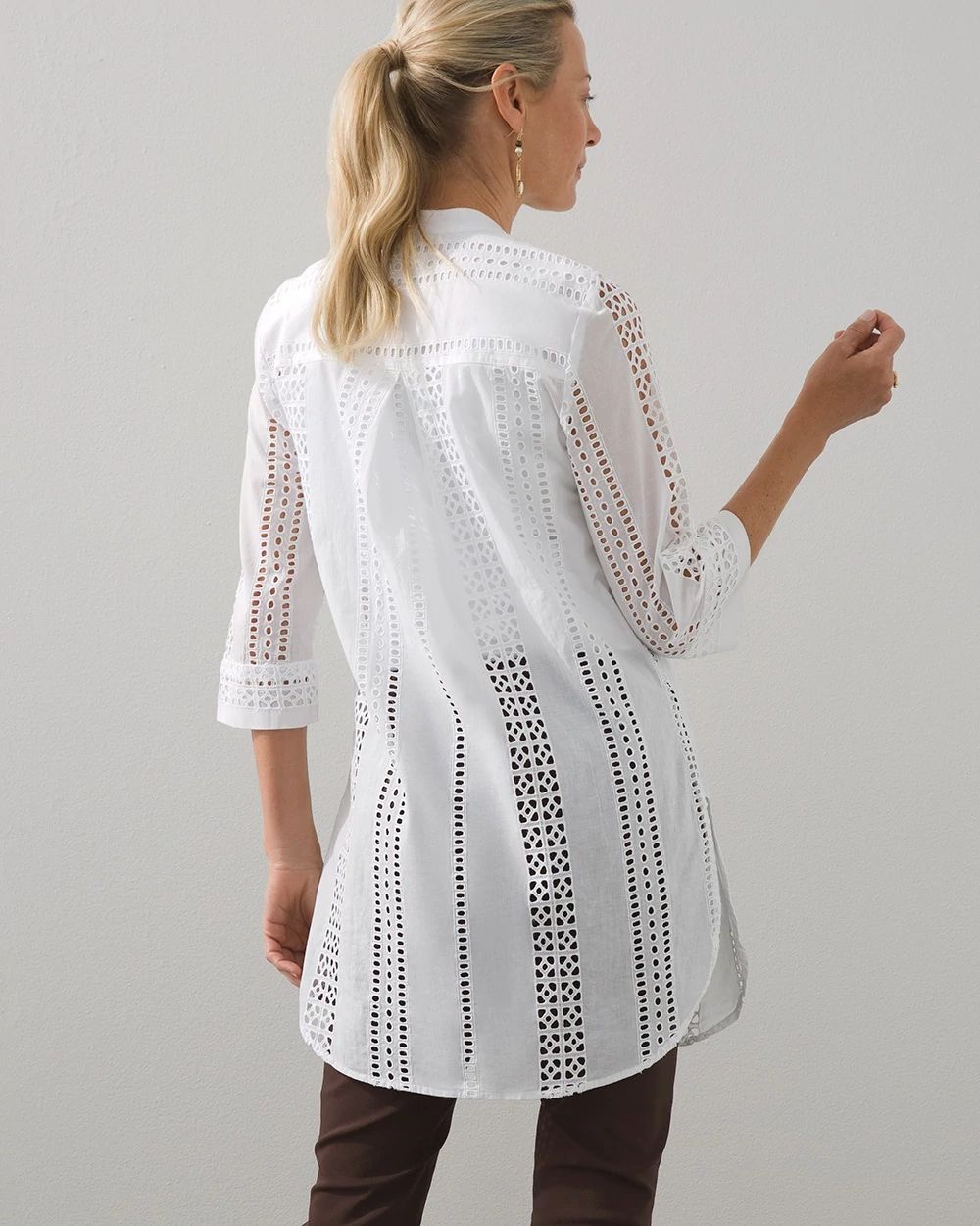 Eyelet Maxi Tunic