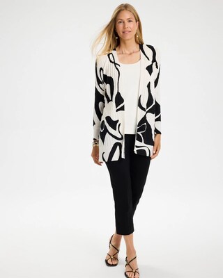 Summer Romance Printed Cardigan click to view larger image.