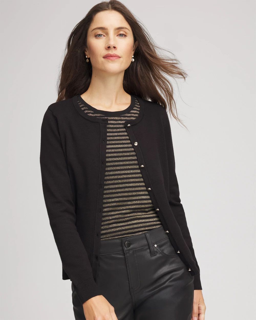 Ella Crewneck Cardigan