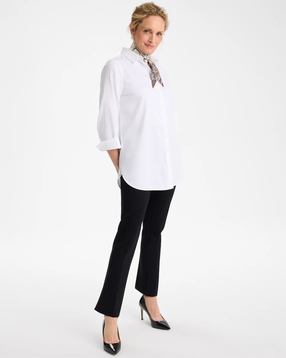 Petite Juliet Slim Trim Detail Ankle Pants