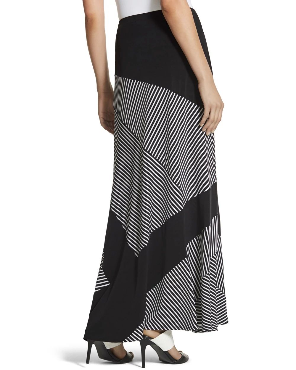 Striped Maxi Skirt